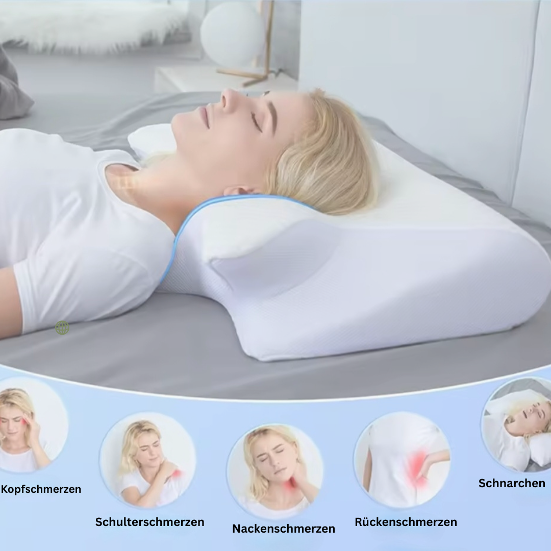 Orthopädisches Schaumstoff- Kopf-Nackenkissen