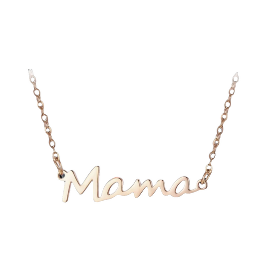 Mama Halskette mit Geschenkbox mit ewigen Rosen